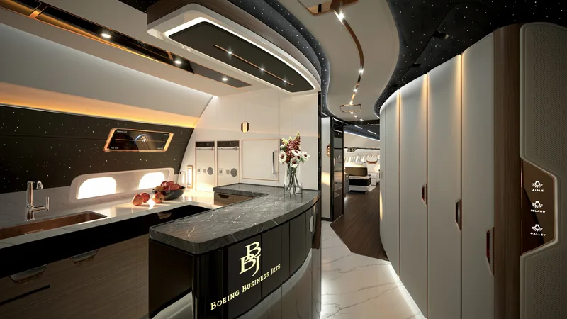 BBJ wide-body comfort